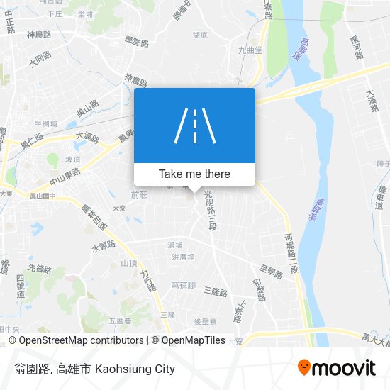 翁園路 map