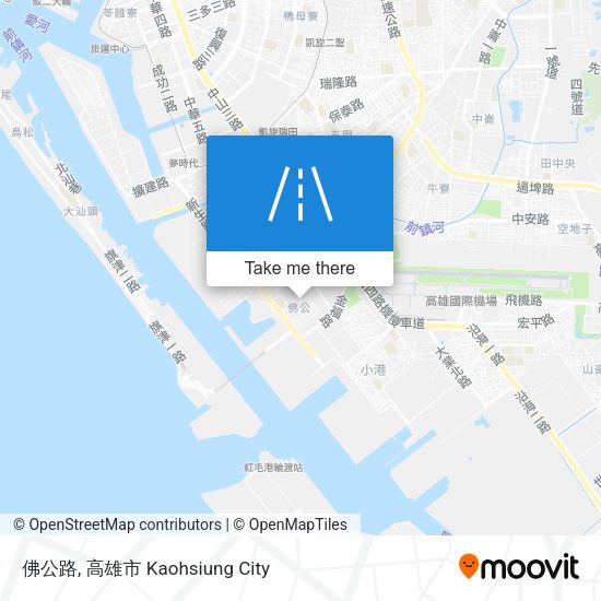 佛公路地圖