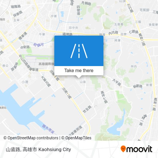 山畓路 map