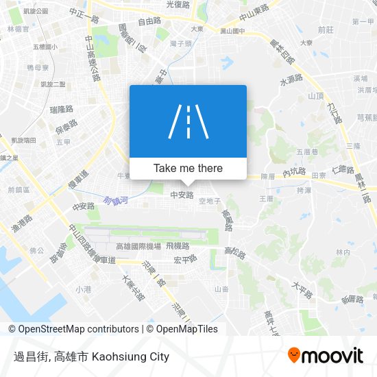 過昌街 map