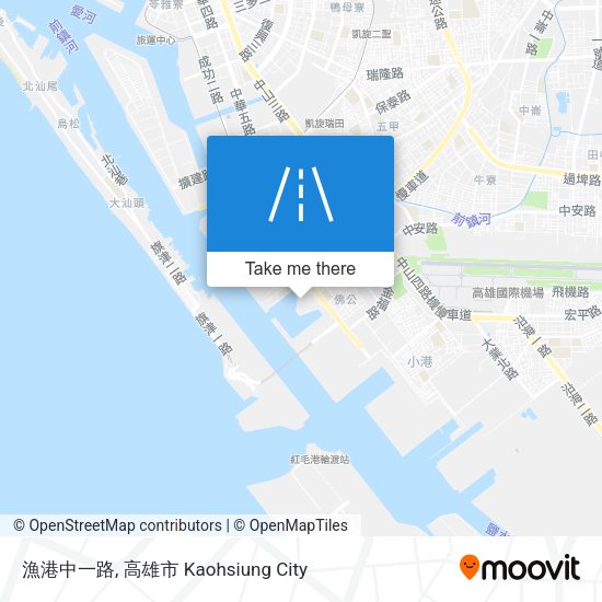 漁港中一路 map