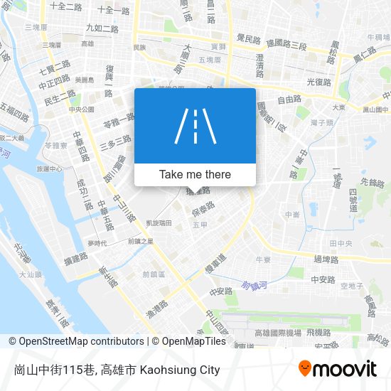 崗山中街115巷 map