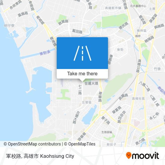 軍校路 map