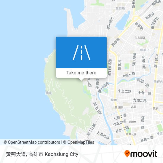 黃荊大道 map