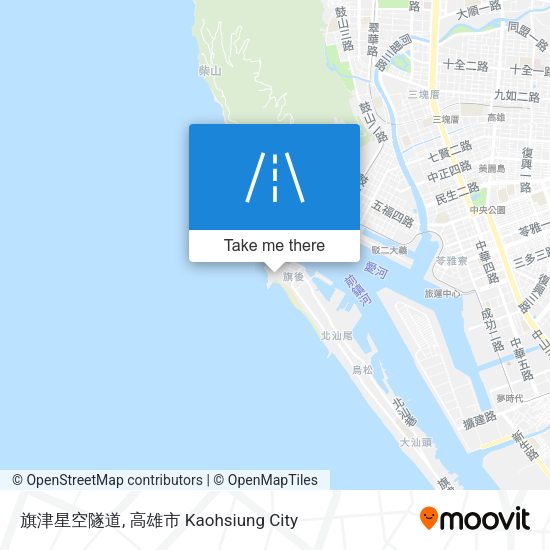 旗津星空隧道地圖