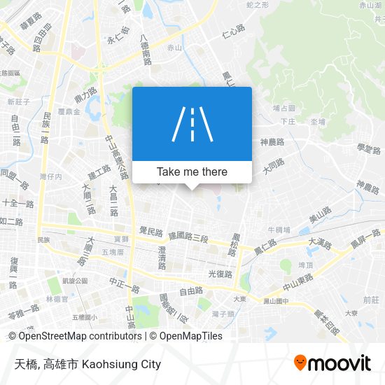 天橋 map