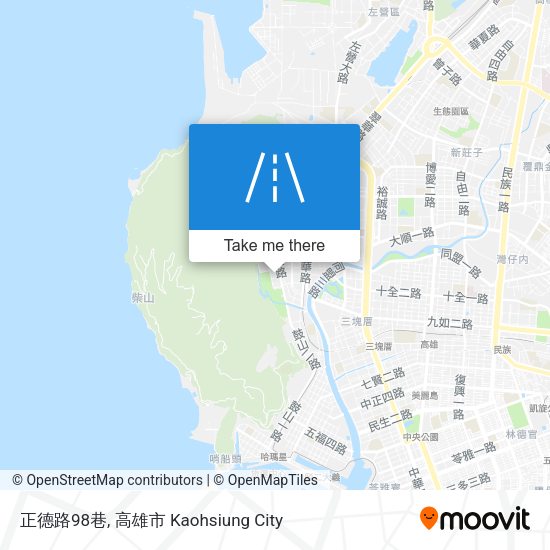 正德路98巷地圖