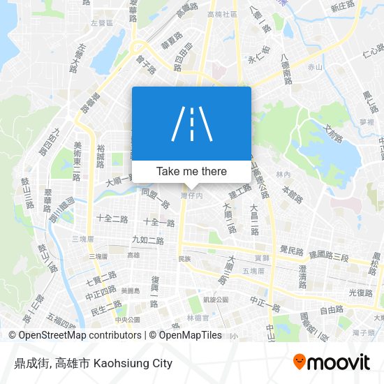 鼎成街 map