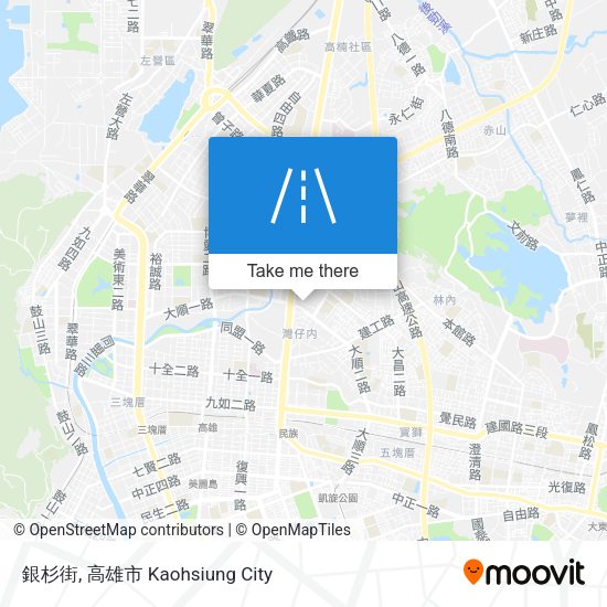銀杉街 map