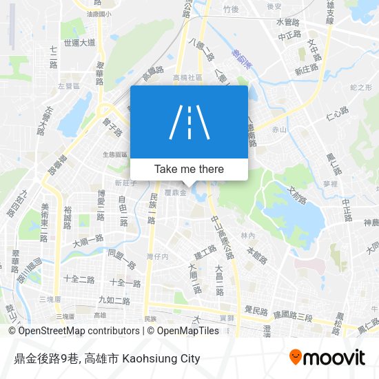 鼎金後路9巷地圖