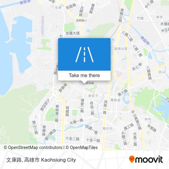 文康路 map