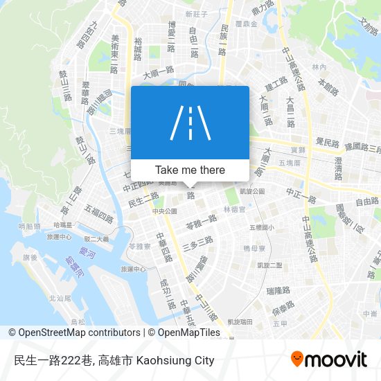 民生一路222巷 map