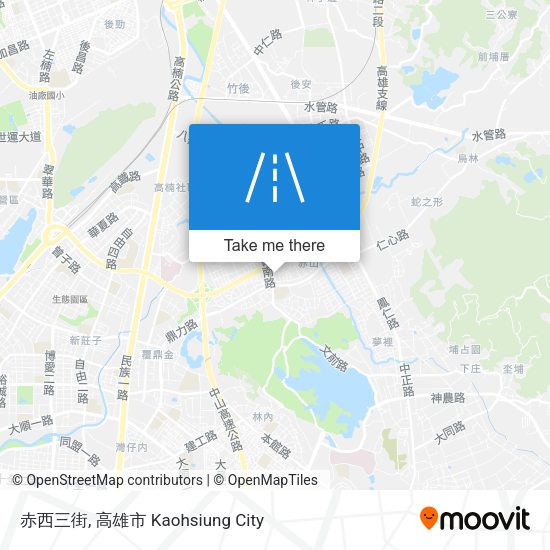 赤西三街 map