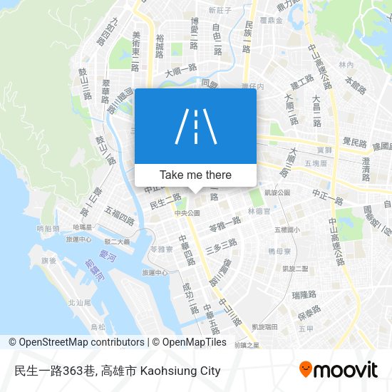 民生一路363巷 map