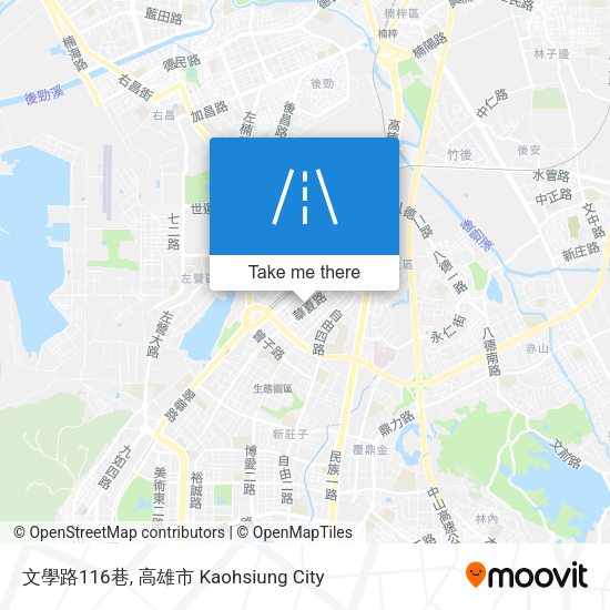 文學路116巷地圖