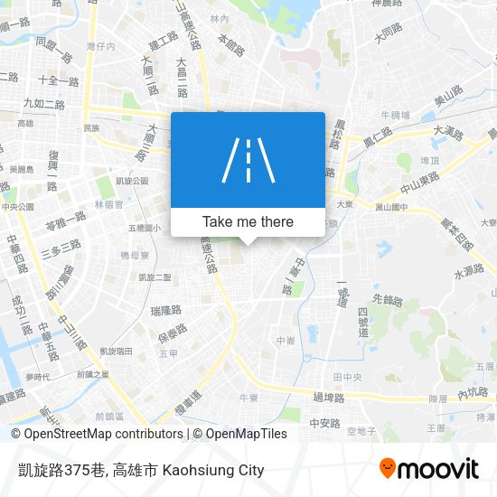 凱旋路375巷 map