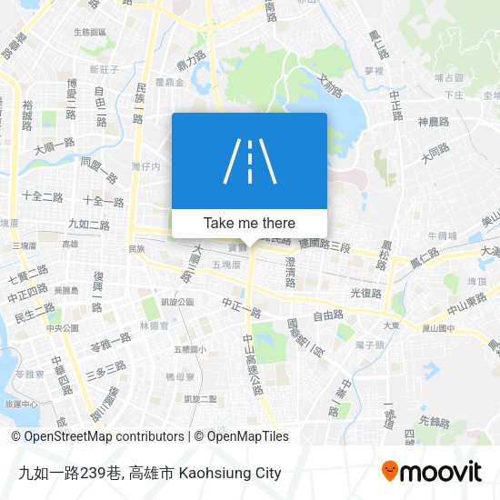 九如一路239巷地圖