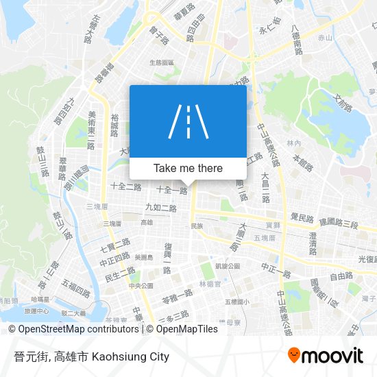 晉元街 map