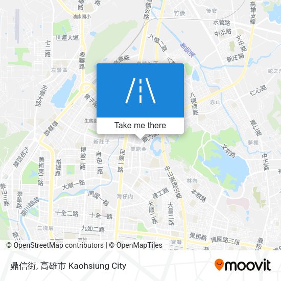 鼎信街 map