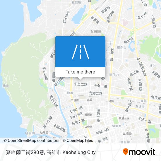 察哈爾二街290巷 map