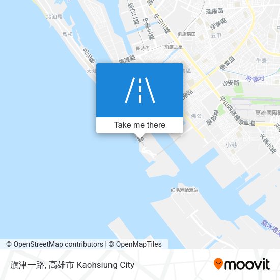 旗津一路 map
