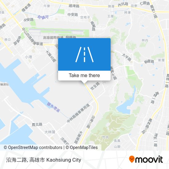 沿海二路 map