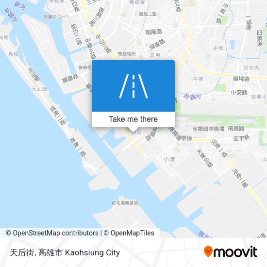 天后街 map
