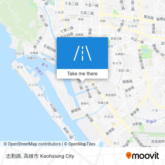 忠勤路地圖