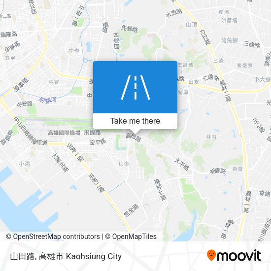 山田路地圖