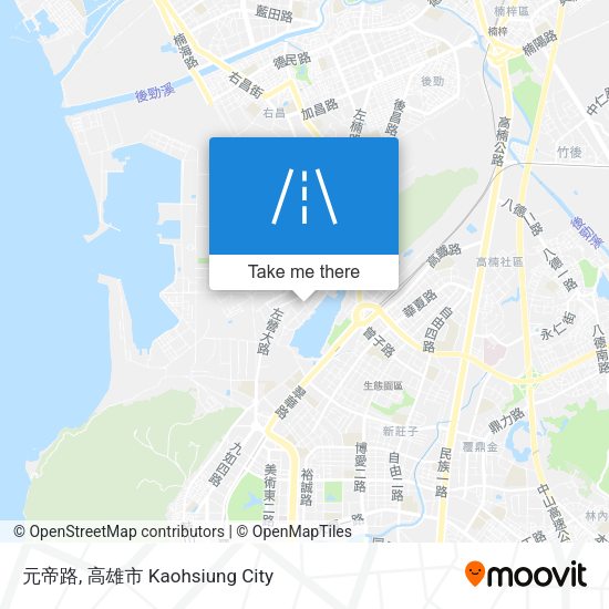 元帝路 map
