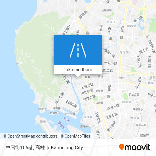 中庸街106巷地圖