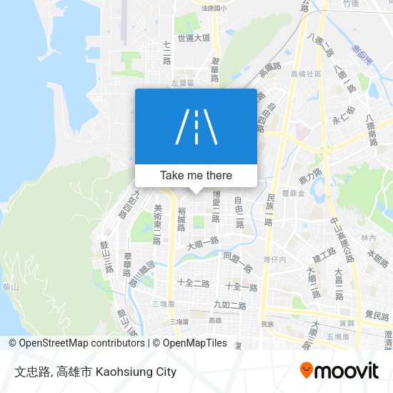 文忠路 map
