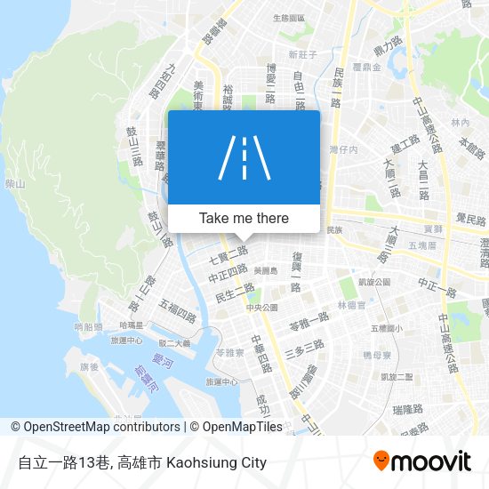 自立一路13巷地圖