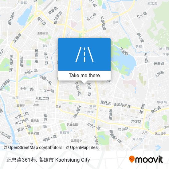 正忠路361巷地圖