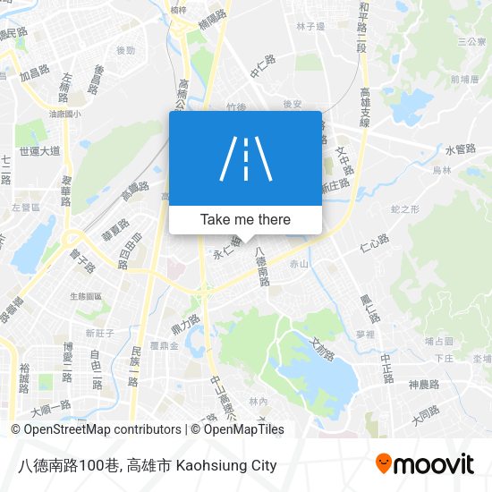 八德南路100巷地圖