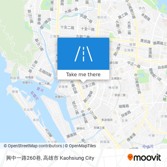 興中一路260巷 map