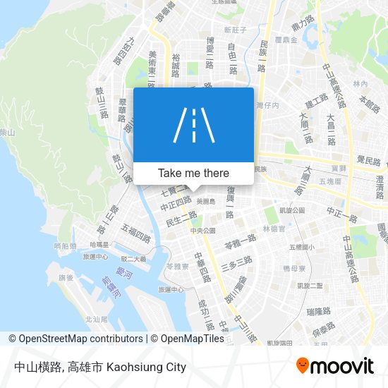 中山橫路 map