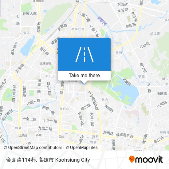 金鼎路114巷地圖
