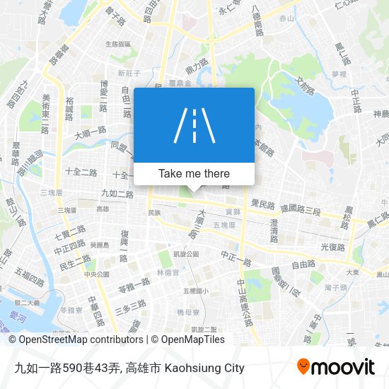 九如一路590巷43弄地圖