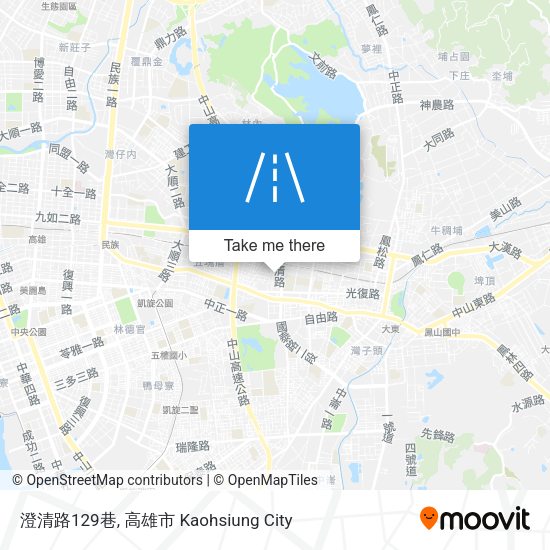 澄清路129巷 map