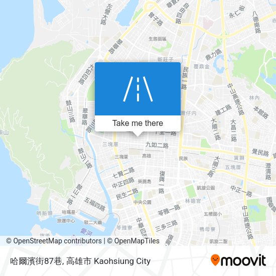 哈爾濱街87巷地圖