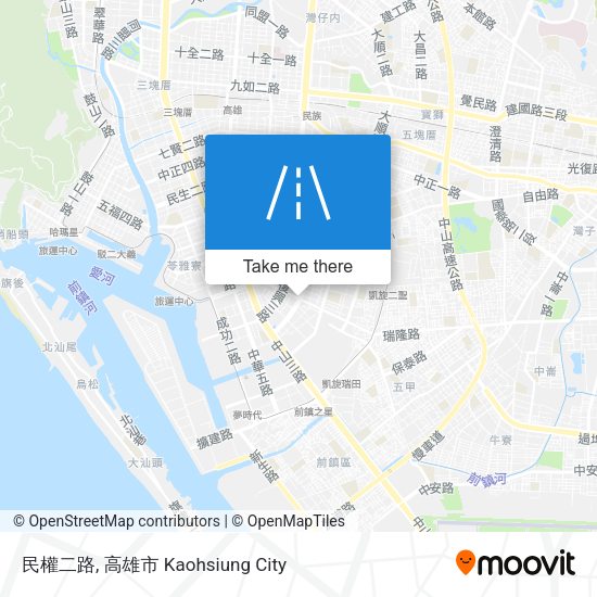 民權二路 map