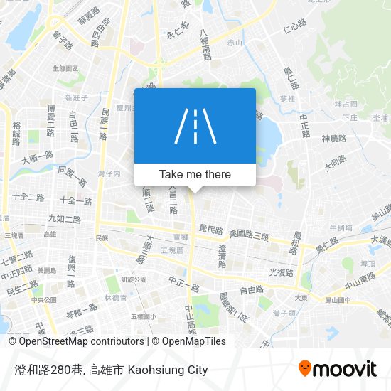 澄和路280巷地圖