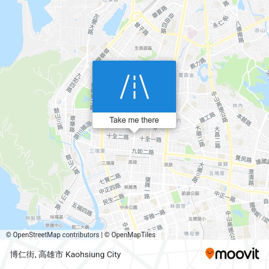 博仁街 map