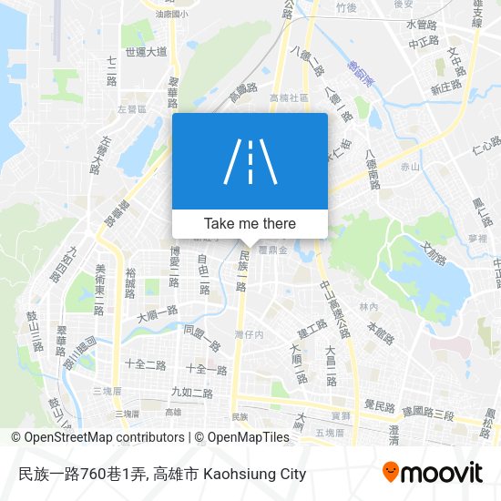 民族一路760巷1弄 map