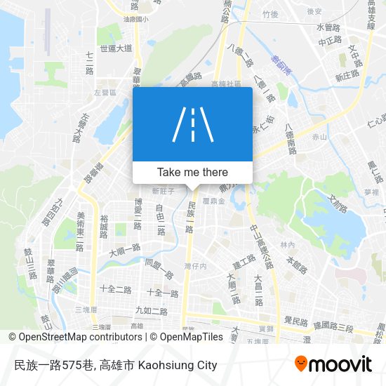 民族一路575巷地圖