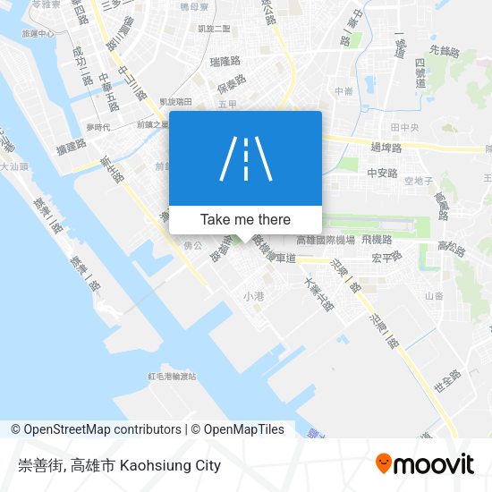 崇善街 map