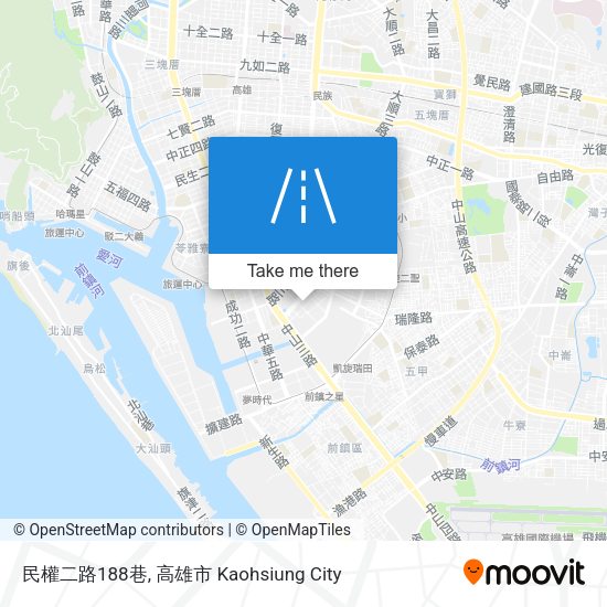 民權二路188巷地圖