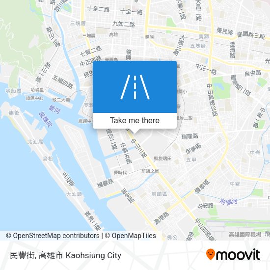民豐街 map