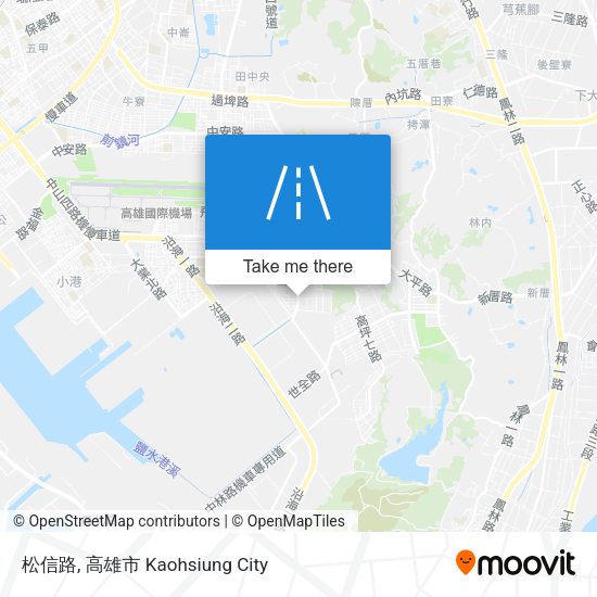 松信路地圖
